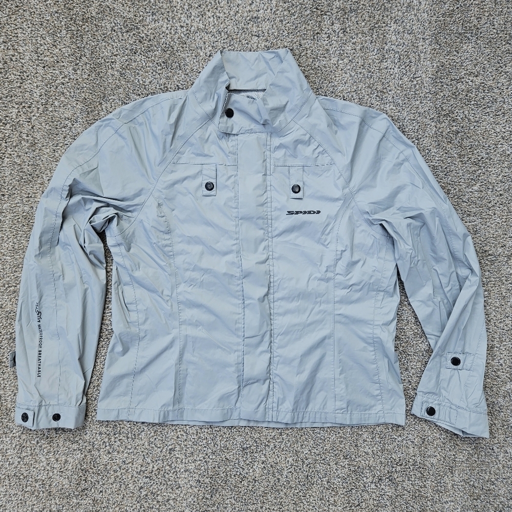 Spidi Rain Chest H2Out Ladies Rain Jacket Lady Gray Waterproof Womens Medium